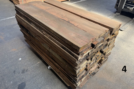 Aanbieding per pallet. Oud houten planken uit de havens!